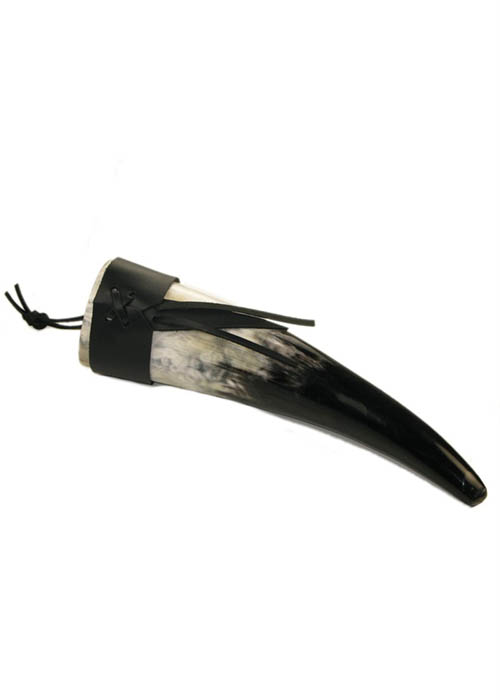 Abbeyhorn Drinking Horn/Leather Holster