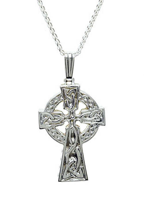 Sterling Silver Double-Sided Cross