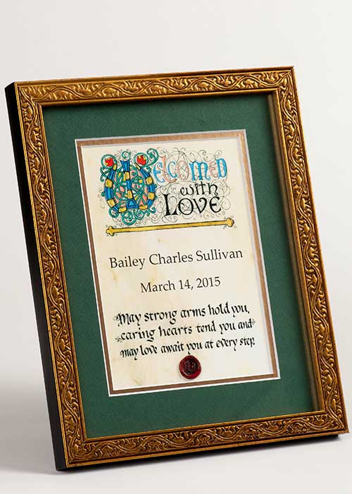 Personalized Celtic Art for the Irish Baby