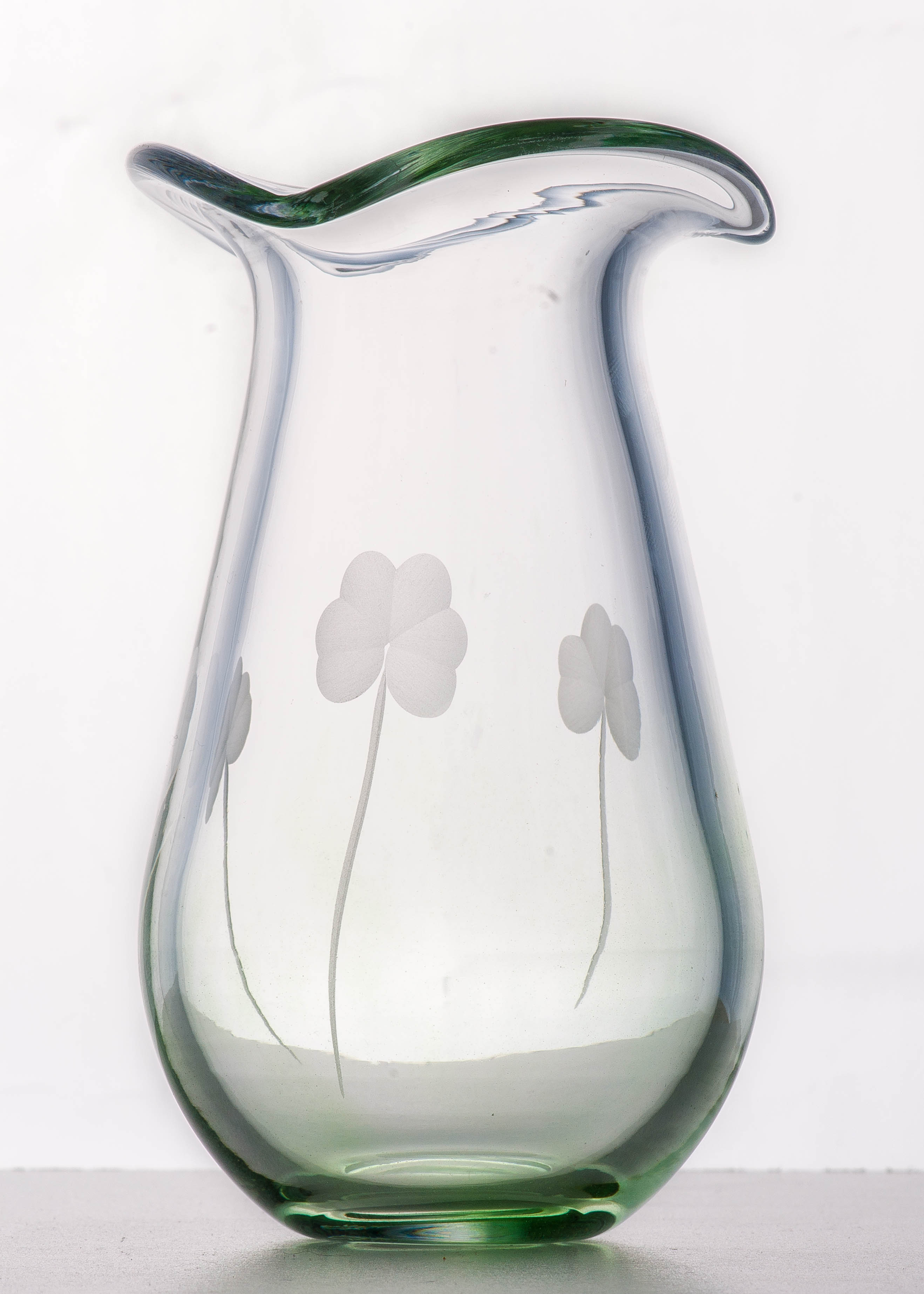Shamrock Crystal Posy Vase